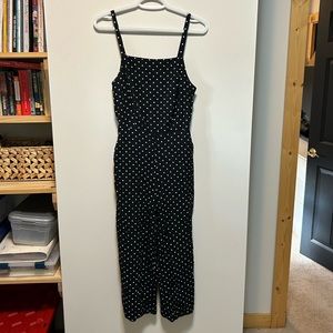 Old Navy Women's Polka-Dot Cropped-Leg Jumpsuit, Size: Small